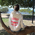 Oversized Grey Hoodie Cherry Market