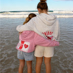 Oversized Pink Hoodie Cards