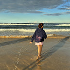 Oversized Navy Hoodie XO