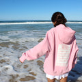 Oversized Pink Hoodie Memo